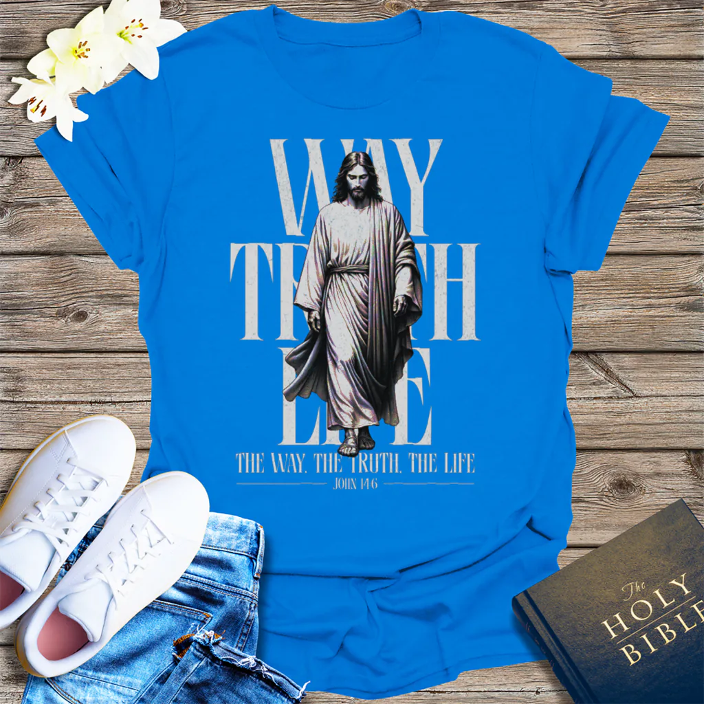 Walk With Grace T-Shirt - Royal