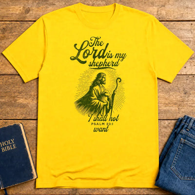 The Lord Is My Shepherd T-Shirt - Daisy