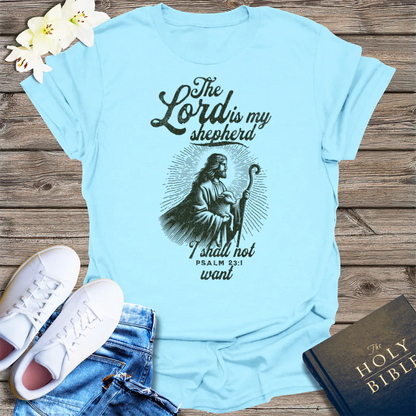 The Lord Is My Shepherd T-Shirt - Light Blue