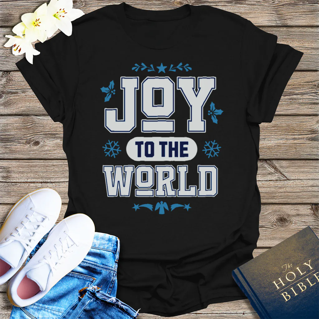 Joy to the World T-Shirt - Black