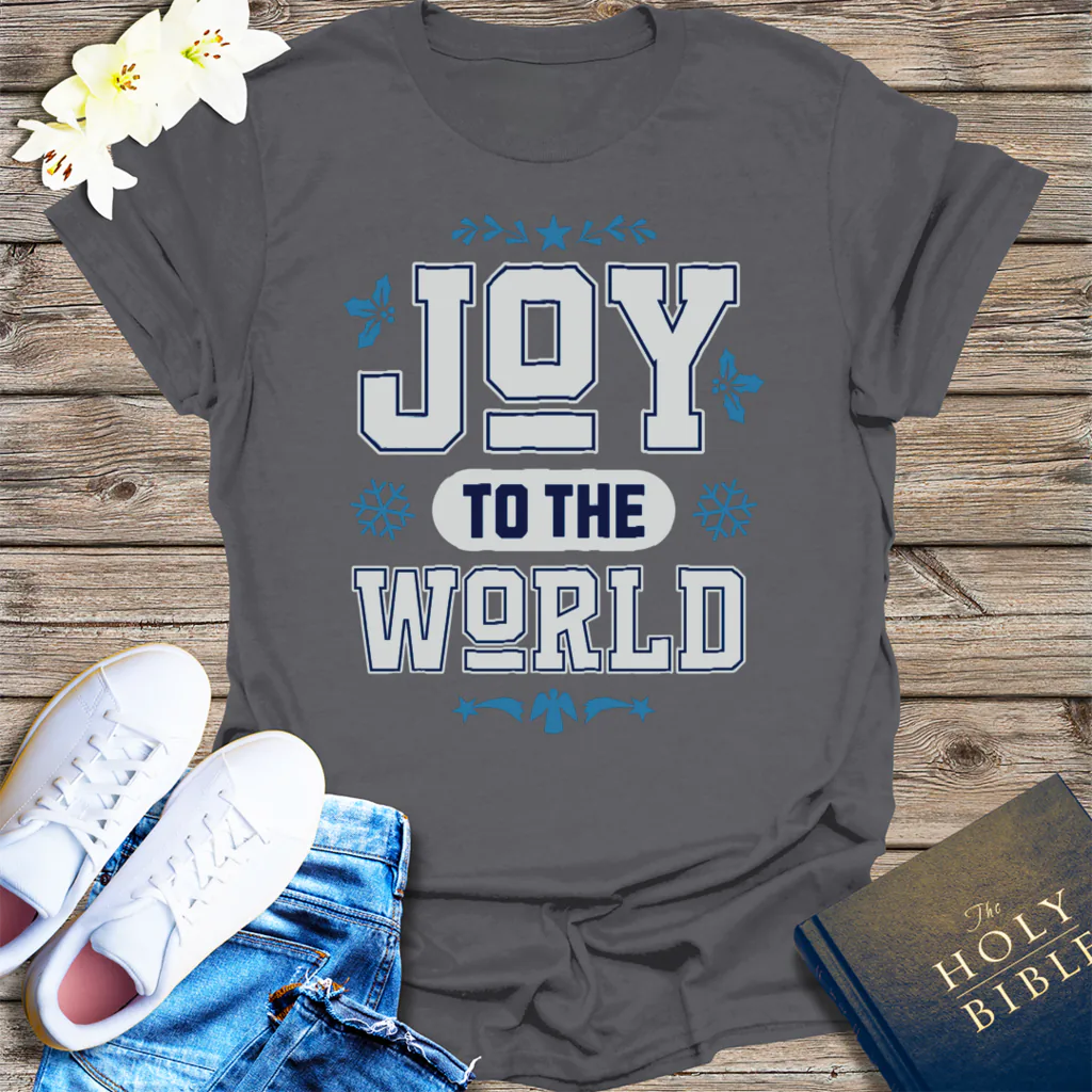 Joy to the World T-Shirt - Charcoal