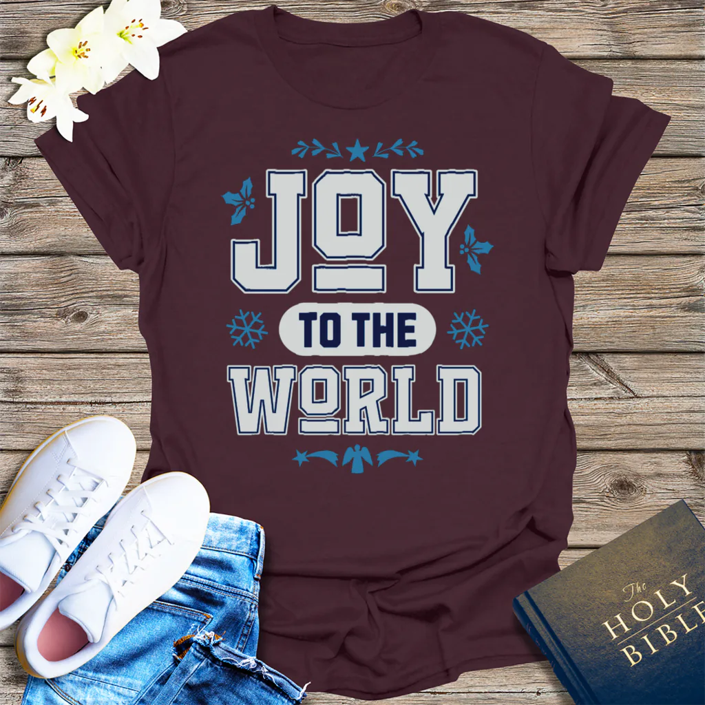 Joy to the World T-Shirt - Dark Chocolate