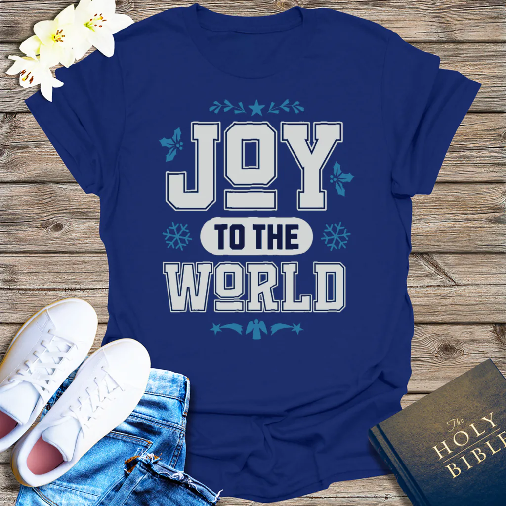Joy to the World T-Shirt - Navy