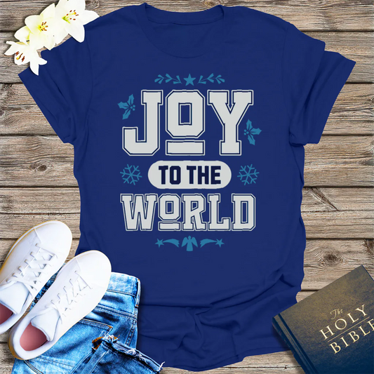Joy to the World T-Shirt - Navy