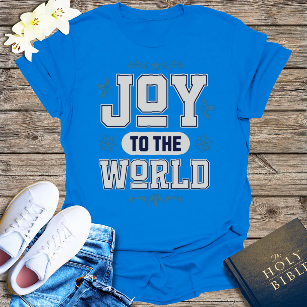 Joy to the World T-Shirt - Royal