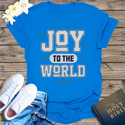 Joy to the World T-Shirt - Royal