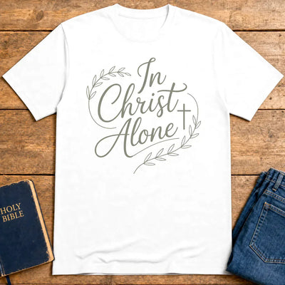 In Christ Alone T-Shirt - White