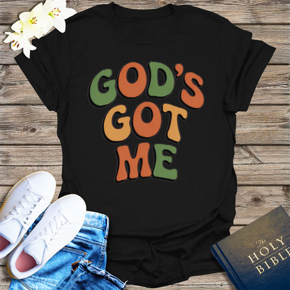 God's Got Me T-Shirt - Black