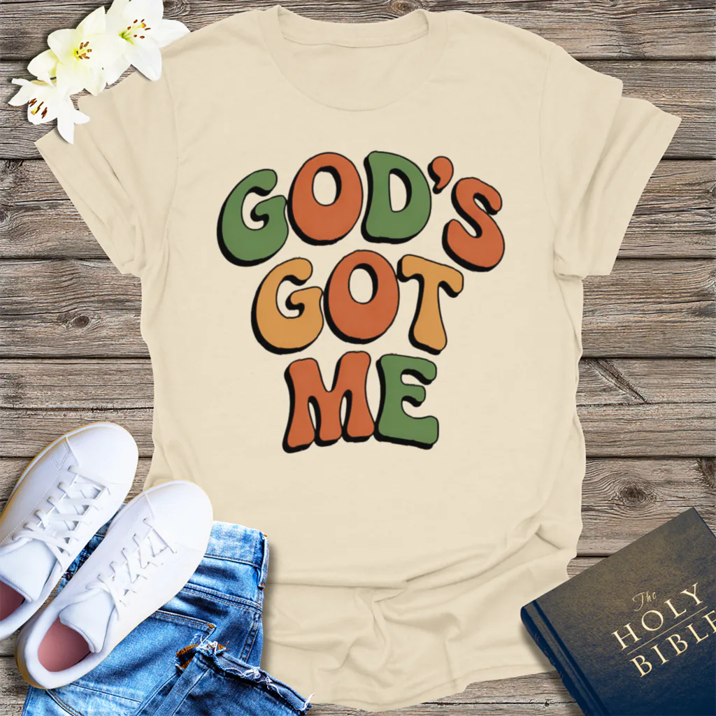 God's Got Me T-Shirt - Natural