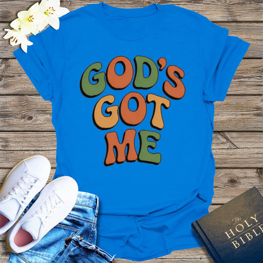 God's Got Me T-Shirt - Royal