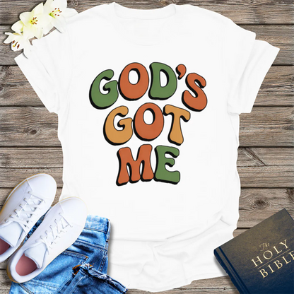 God's Got Me T-Shirt - White