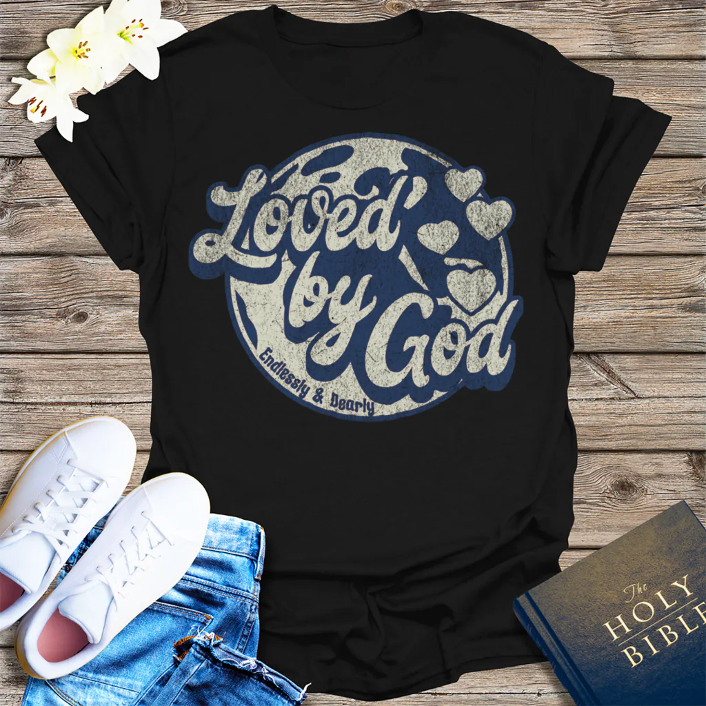 Loved by God T-Shirt - Black