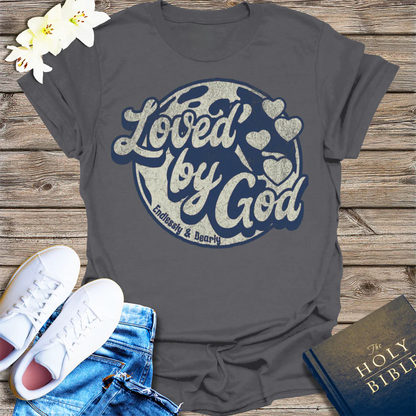 Loved by God T-Shirt - Charcoal