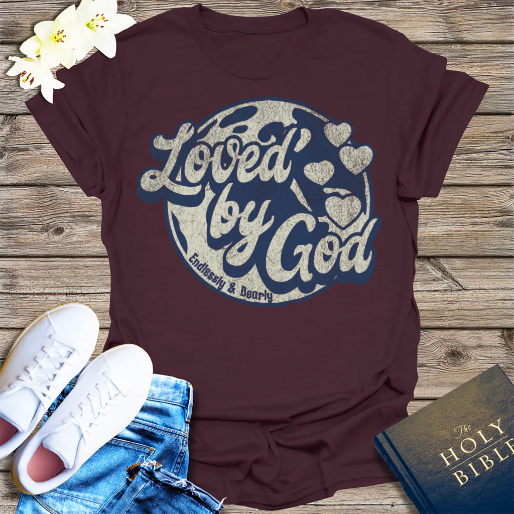 Loved by God T-Shirt - Dark Chocolate