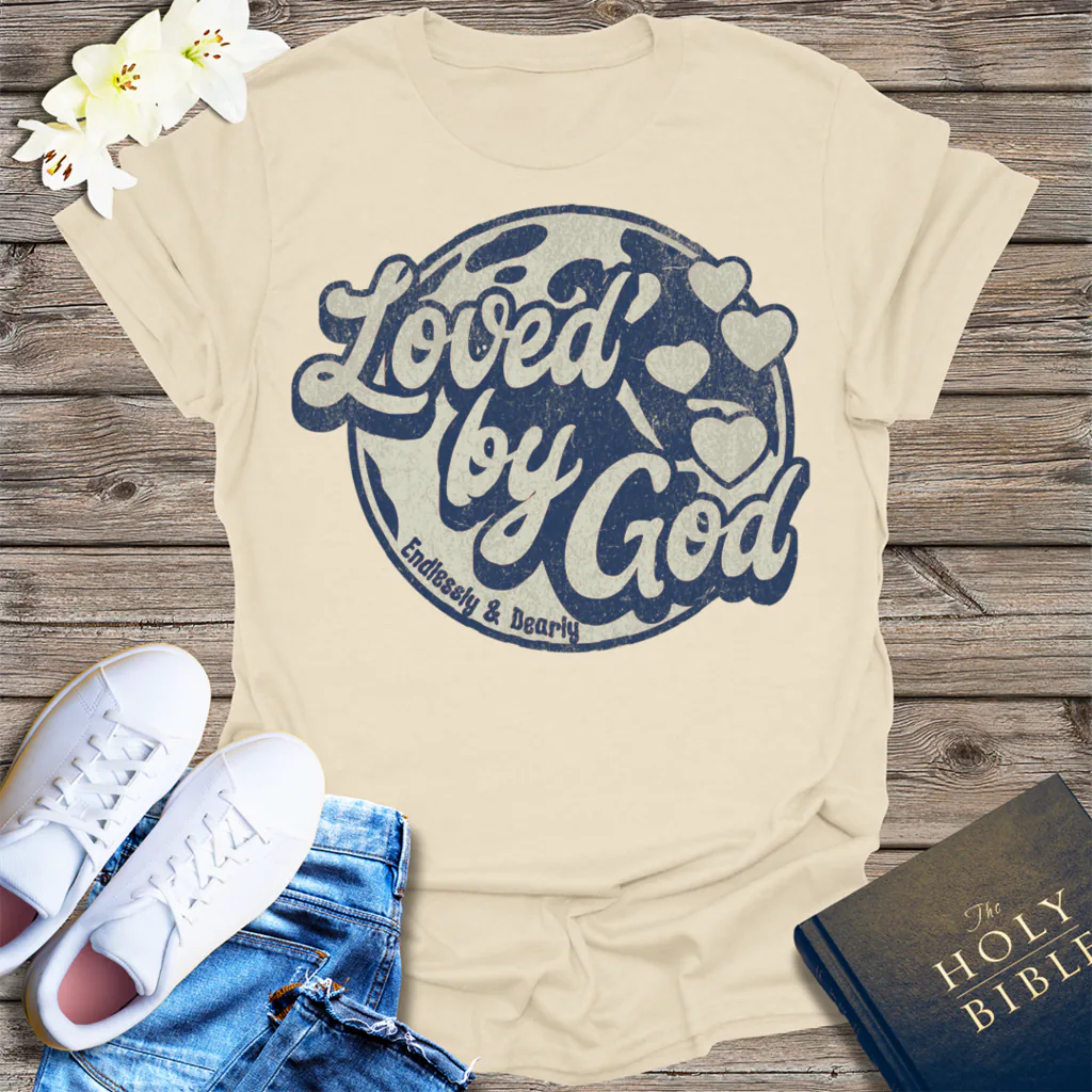 Loved by God T-Shirt - Natural