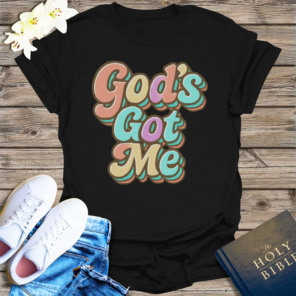 God's Got Me T-Shirt - Black