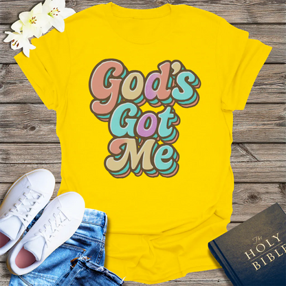 God's Got Me T-Shirt - Daisy