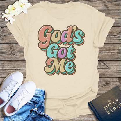 God's Got Me T-Shirt - Natural