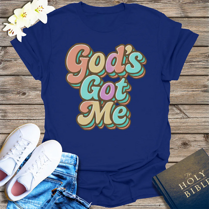 God's Got Me T-Shirt - Navy