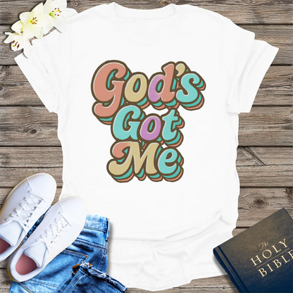 God's Got Me T-Shirt - White