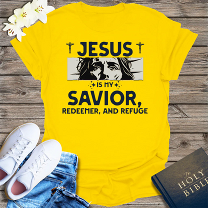 Jesus Is My Savior T-Shirt - Daisy
