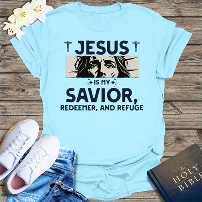 Jesus Is My Savior T-Shirt - Light Blue