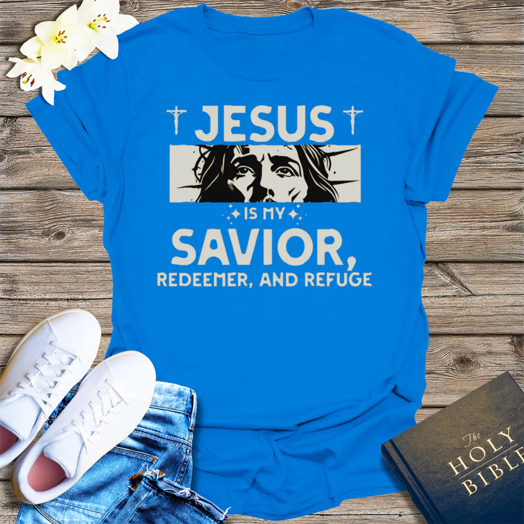 Jesus Is My Savior T-Shirt - Royal