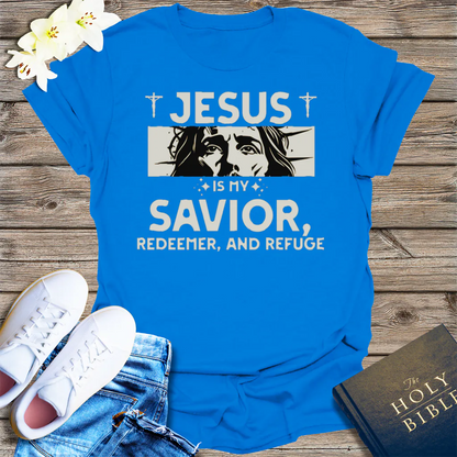 Jesus Is My Savior T-Shirt - Royal