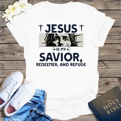 Jesus Is My Savior T-Shirt - White