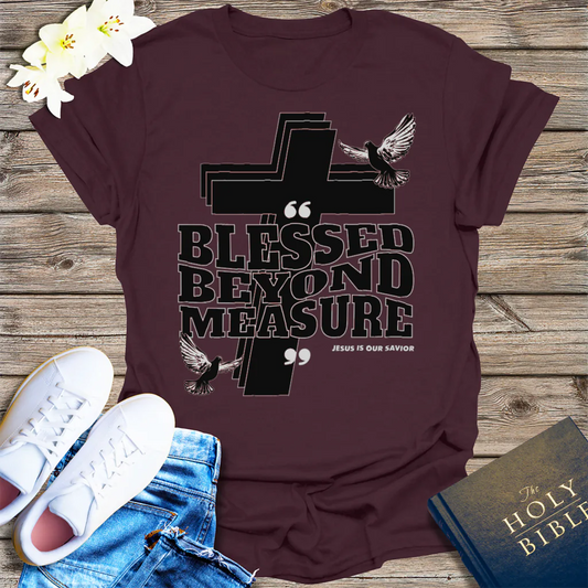 Blessed Beyond Measure T-Shirt - Dark Chocolate