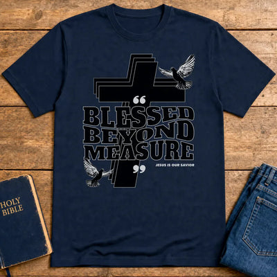 Blessed Beyond Measure T-Shirt - Navy