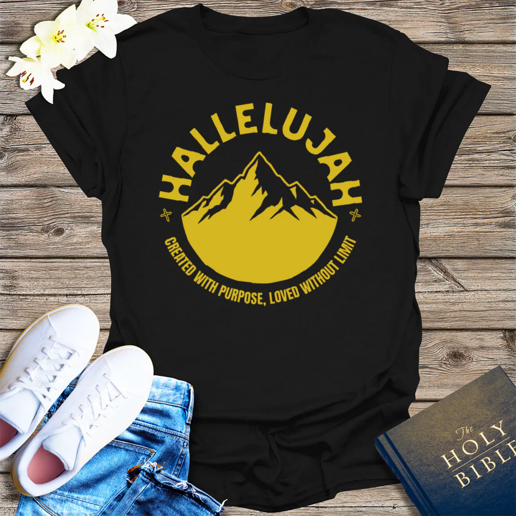 Hallelujah Mountain T-Shirt - Black