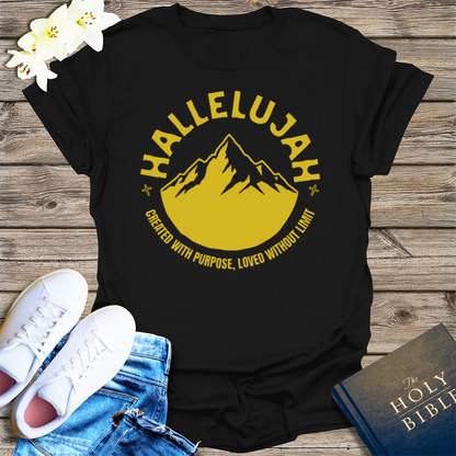 Hallelujah Mountain T-Shirt - Black