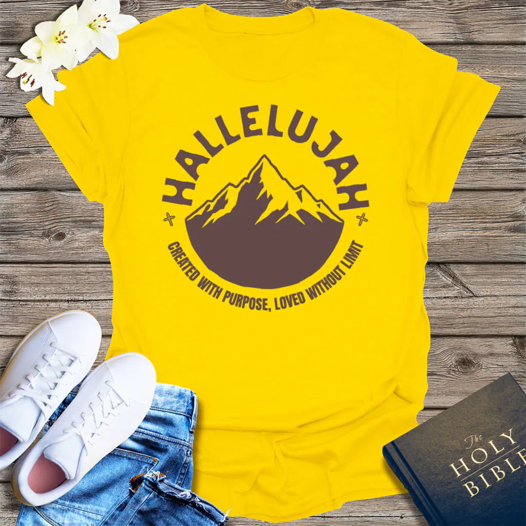 Hallelujah Mountain T-Shirt - Daisy