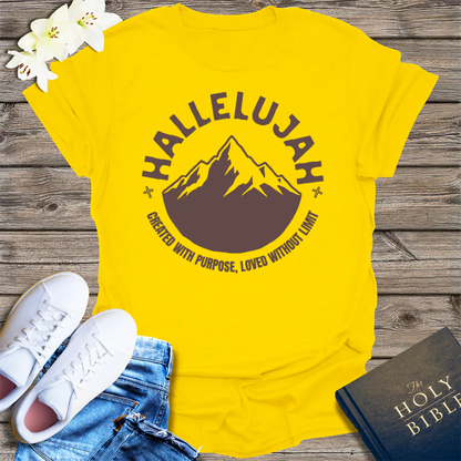 Hallelujah Mountain T-Shirt - Daisy