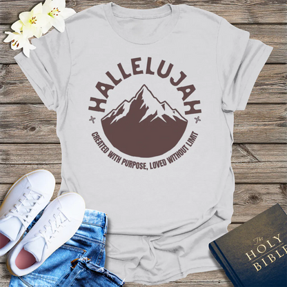 Hallelujah Mountain T-Shirt - Ice Grey