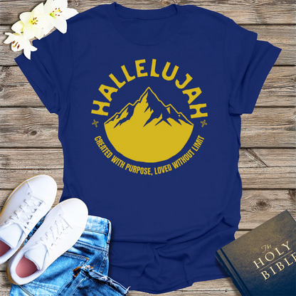 Hallelujah Mountain T-Shirt - Navy