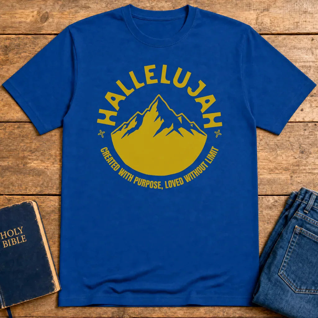 Hallelujah Mountain T-Shirt - Royal