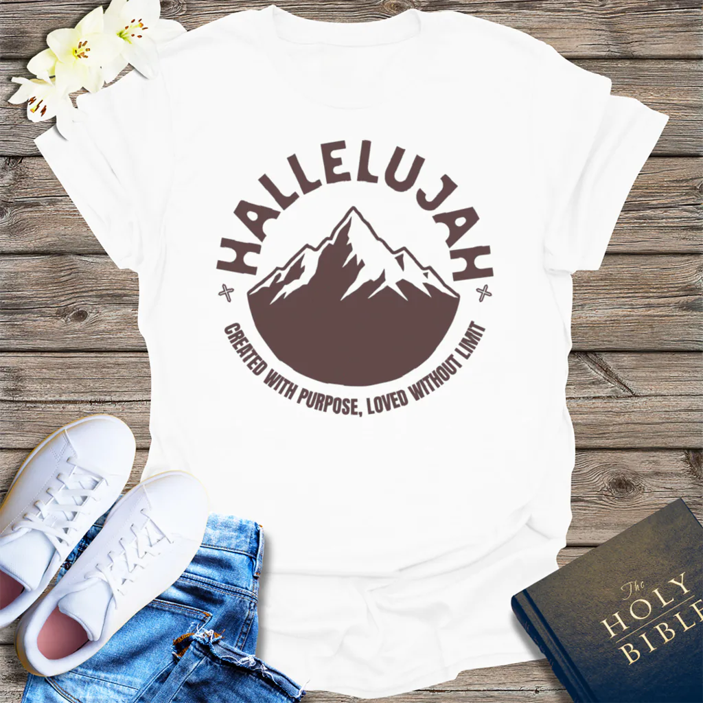Hallelujah Mountain T-Shirt - White