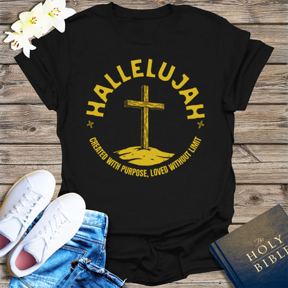Hallelujah Purpose T-Shirt - Black