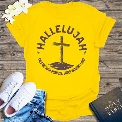 Hallelujah Purpose T-Shirt - Daisy