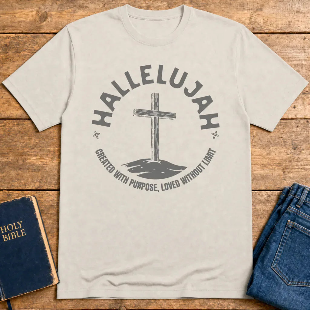 Hallelujah Purpose T-Shirt - Ice Grey