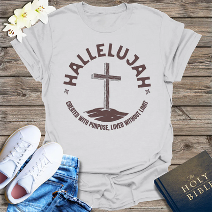 Hallelujah Purpose T-Shirt - Ice Grey