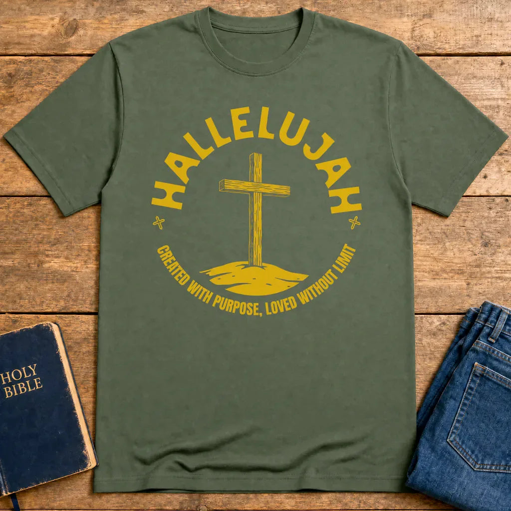 Hallelujah Purpose T-Shirt - Military Green