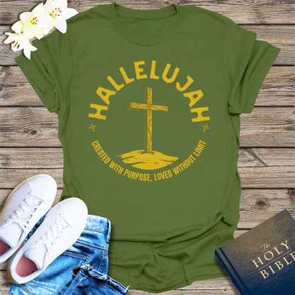 Hallelujah Purpose T-Shirt - Military Green