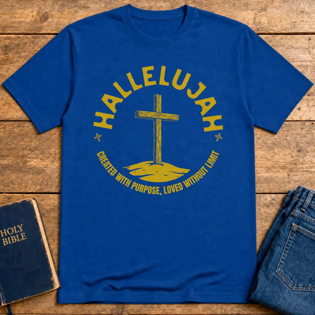 Hallelujah Purpose T-Shirt - Royal