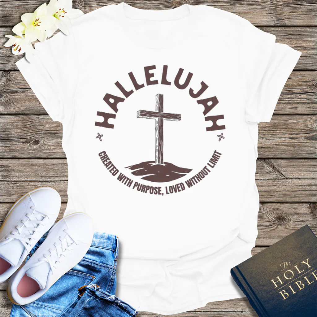 Hallelujah Purpose T-Shirt - White