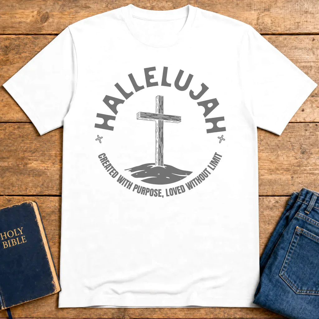 Hallelujah Purpose T-Shirt - White
