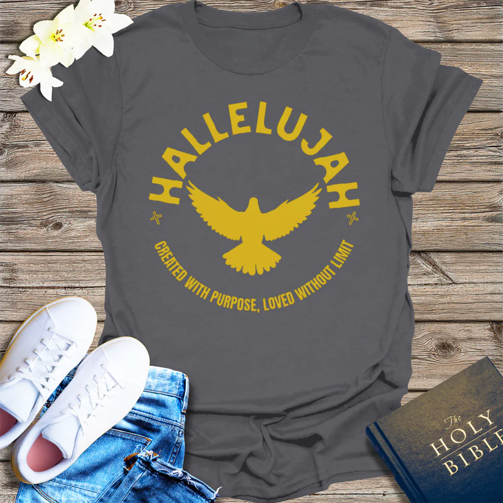 Hallelujah Purpose T-Shirt - Charcoal