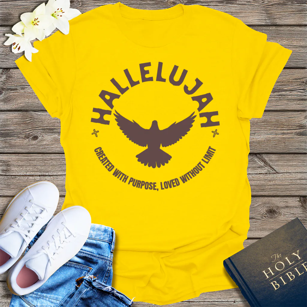 Hallelujah Purpose T-Shirt - Daisy